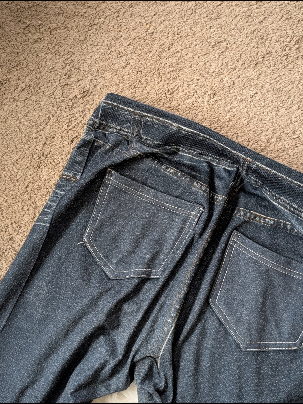 Faux Jean Leggings Size L/XL - Picture 11 of 14